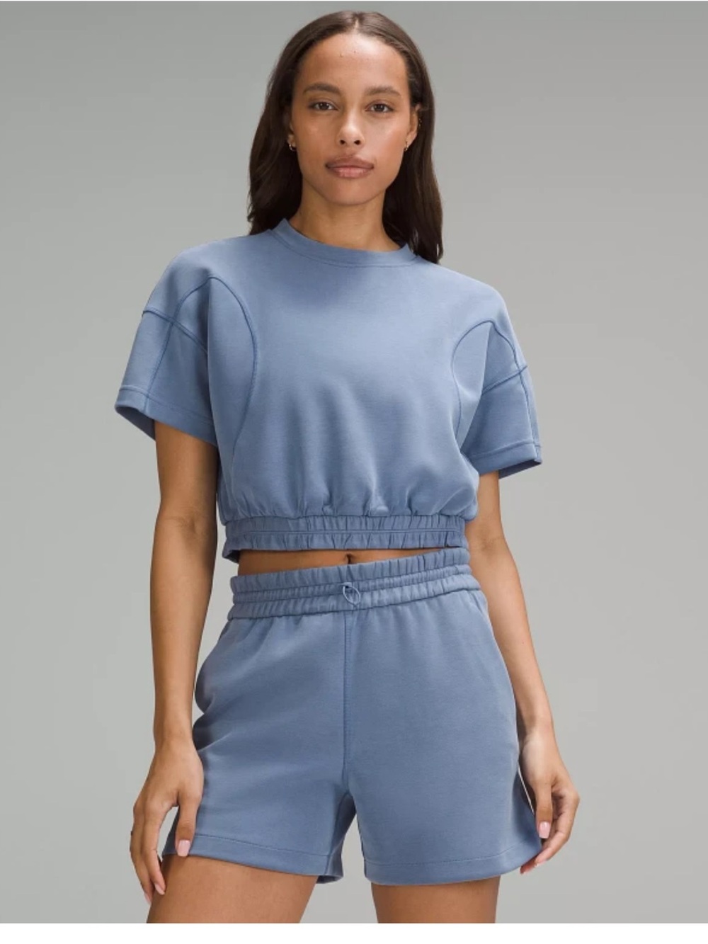 Lululemon Athletic Top in Light Blue 2 piece set